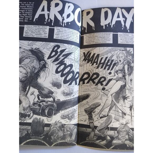 MAD Magazine #227 Dec 1981 Horror Movie Cover Magnum PI Parody Ad Cut Out - Picture 4 of 5